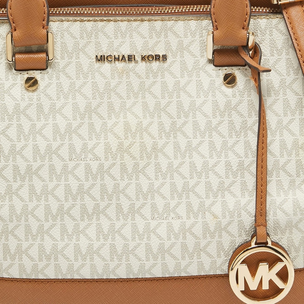 MICHAEL KORS Savanna Satchel Bag NEW - Picture 8 of 13